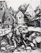 Albrecht Durer The Prodigal Son Amid the Swine china oil painting artist